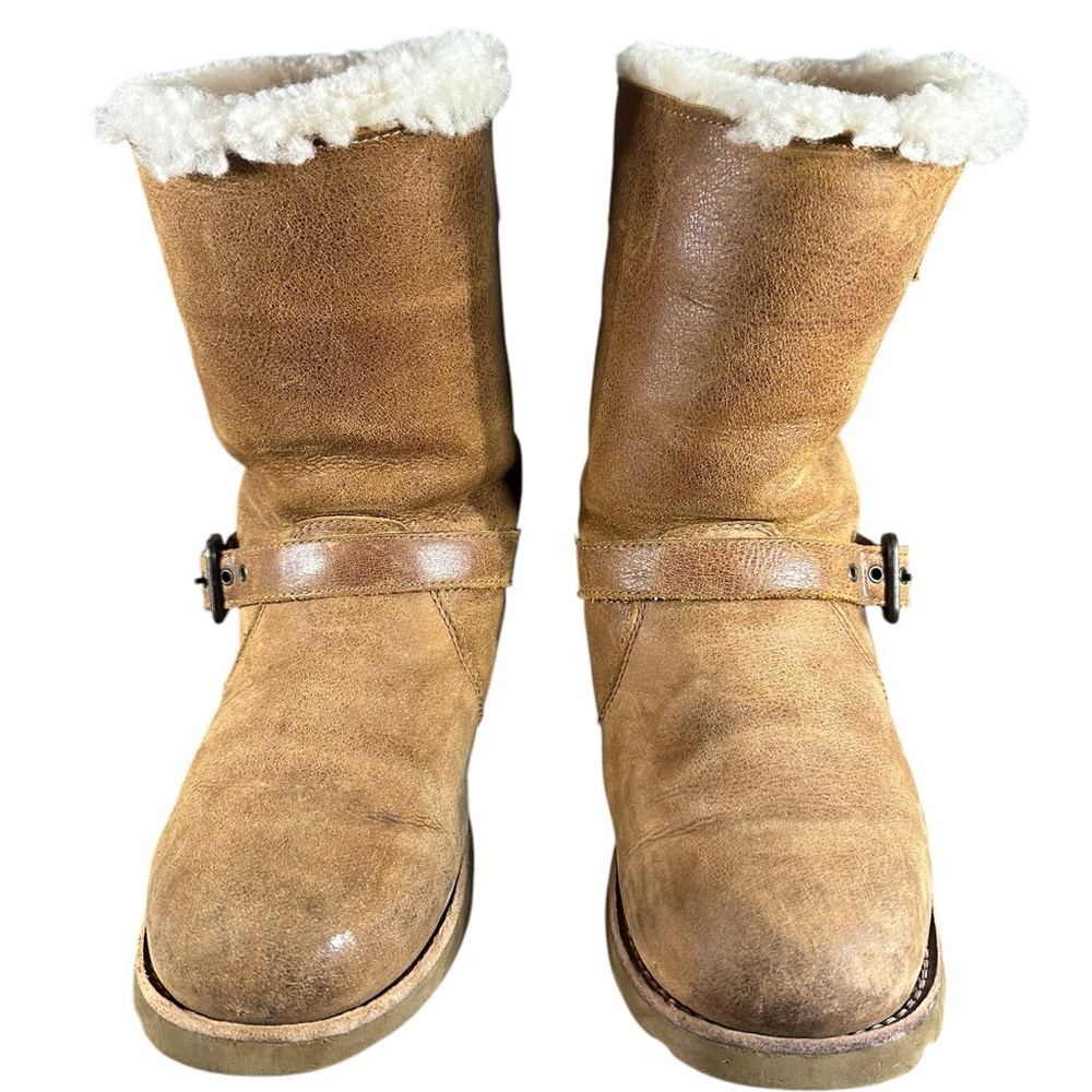 UGG Noira Waterproof Buckle Chestnut Boot Size US 7 | EU 38 - Picture 4 of 10